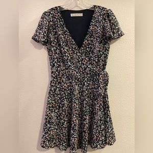 Abercrombie & Fitch Faux Wrap Dress Floral Print Size S